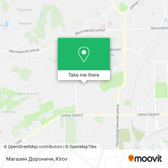 Магазин Дороничи map