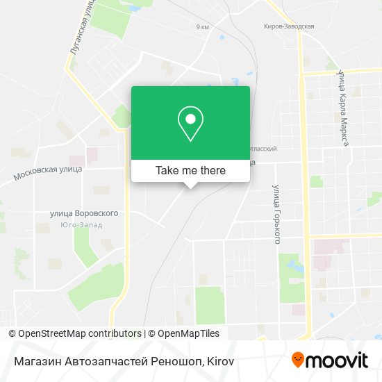 Магазин Автозапчастей Реношоп map