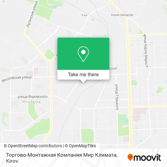 Торгово-Монтажная Компания Мир Климата map