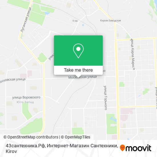 43сантехника.Рф, Интернет-Магазин Сантехники map