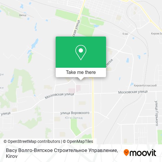 Ввсу Волго-Вятское Строительное Управление map