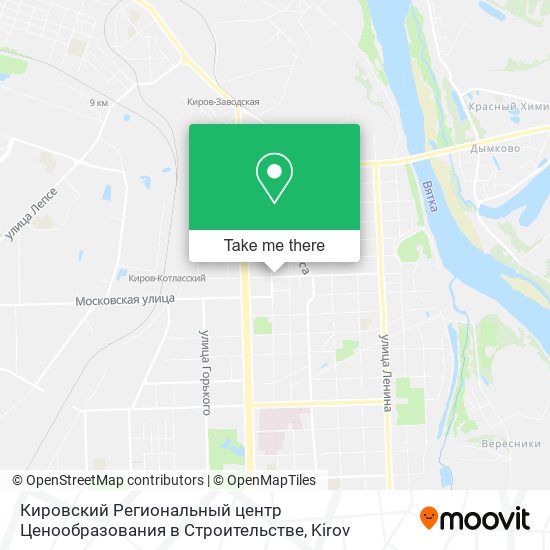 Кировский Региональный центр Ценообразования в Строительстве map