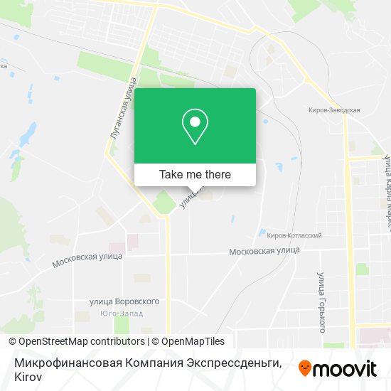 Микрофинансовая Компания Экспрессденьги map