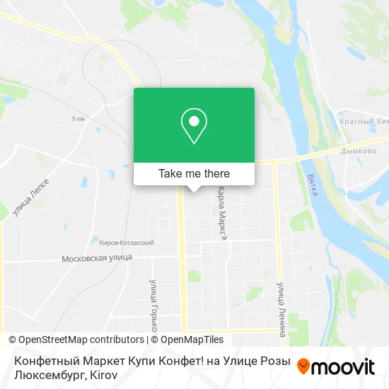 Конфетный Маркет Купи Конфет! на Улице Розы Люксембург map