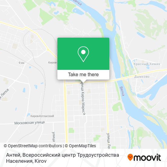 Антей, Всероссийский центр Трудоустройства Населения map