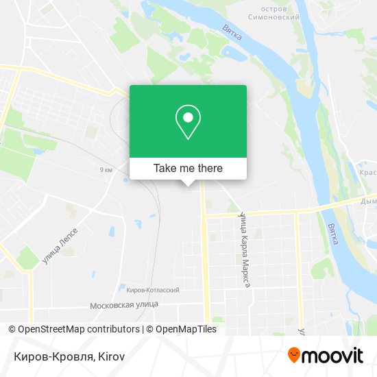 Киров-Кровля map