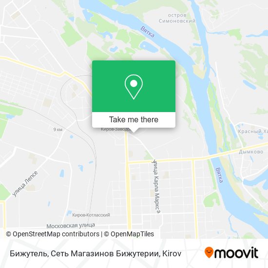 Бижутель, Сеть Магазинов Бижутерии map