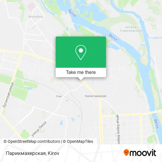 Парикмахерская map