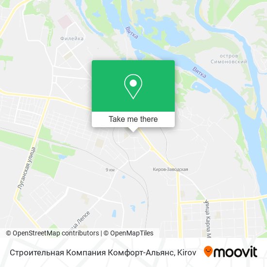 Строительная Компания Комфорт-Альянс map