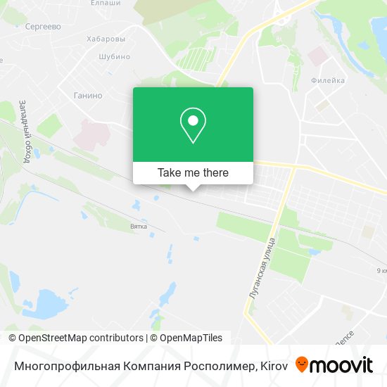Многопрофильная Компания Росполимер map