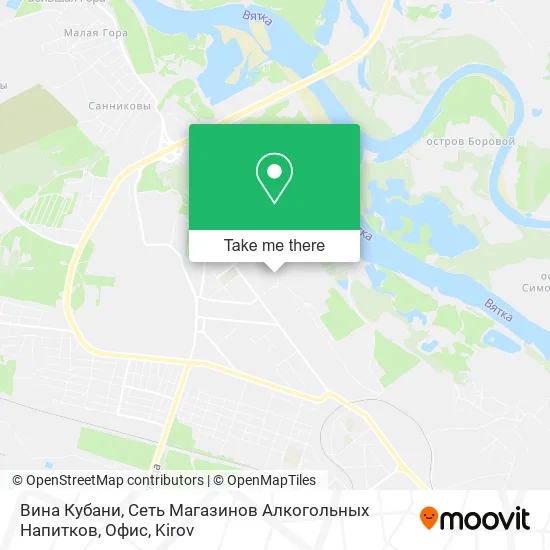 Вина Кубани, Сеть Магазинов Алкогольных Напитков, Офис map