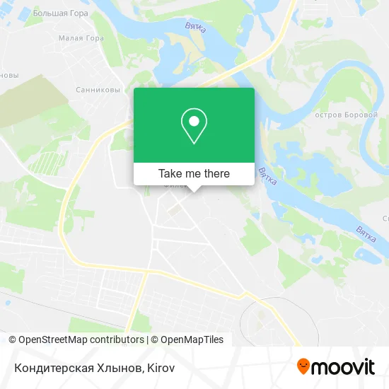 Кондитерская Хлынов map