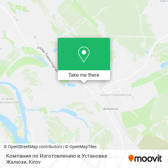 Компания по Изготовлению и Установке Жалюзи map