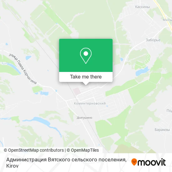 Администрация Вятского сельского поселения map