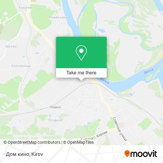 Дом кино map