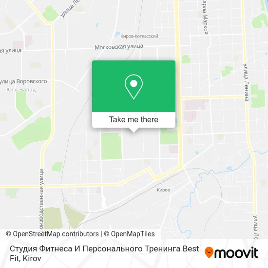 Студия Фитнеса И Персонального Тренинга Best Fit map