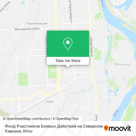Фонд Участников Боевых Действий на Северном Кавказе map
