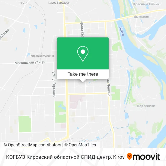 КОГБУЗ Кировский областной СПИД-центр map