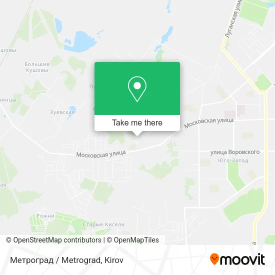 Метроград / Metrograd map