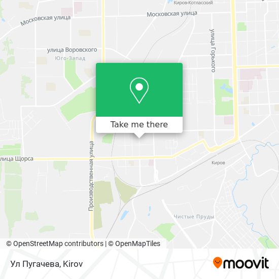 Ул Пугачева map
