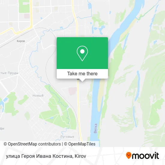 улица Героя Ивана Костина map