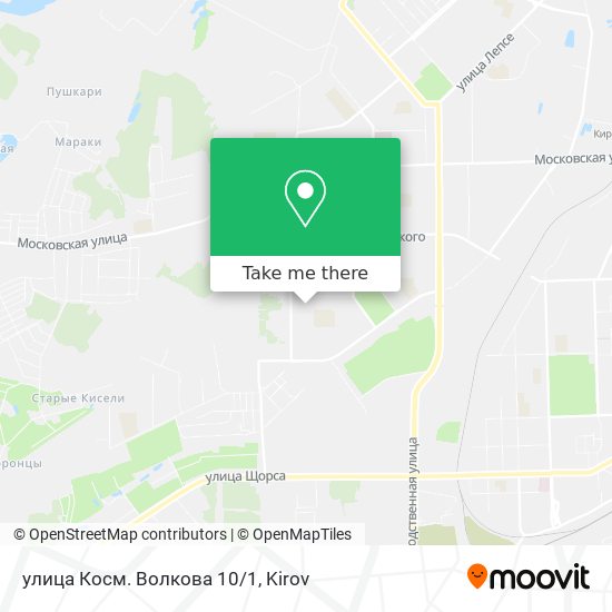 улица Косм. Волкова 10/1 map