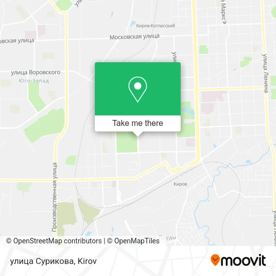 улица Сурикова map