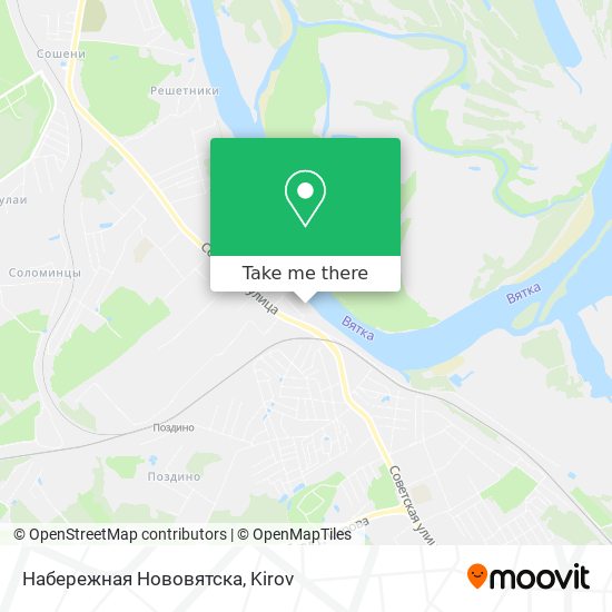 Набережная Нововятска map