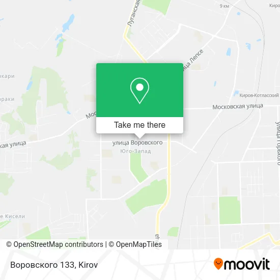 Воровского 133 map