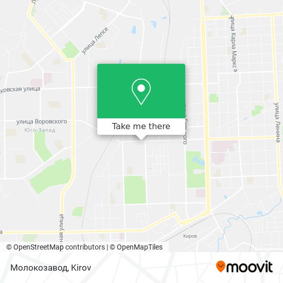 Молокозавод map