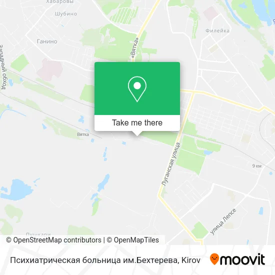 Психиатрическая больница им.Бехтерева map