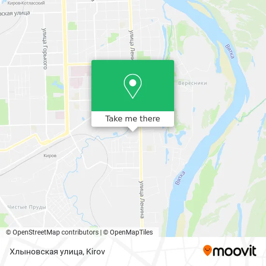 Хлыновская улица map