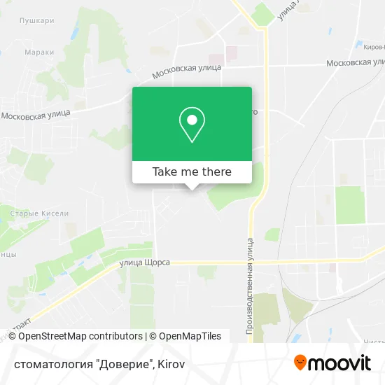 стоматология "Доверие" map