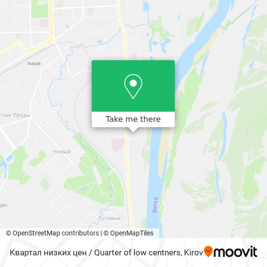 Квартал низких цен / Quarter of low centners map
