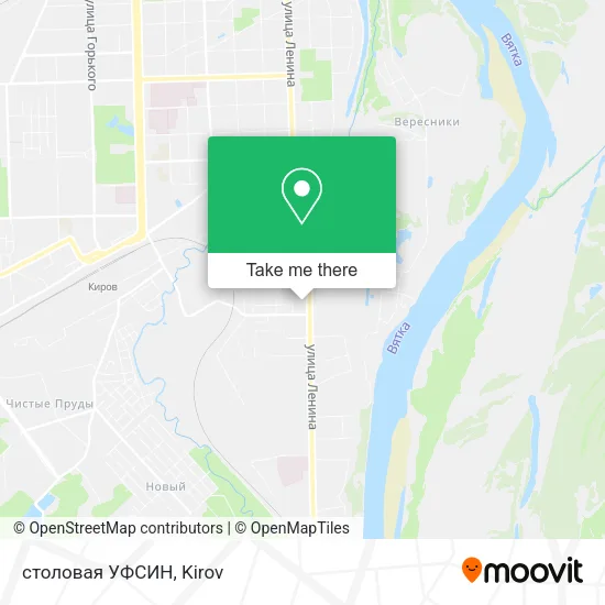 столовая УФСИН map