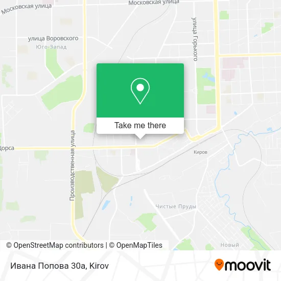 Ивана Попова 30а map