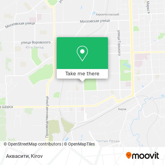 Аквасити map