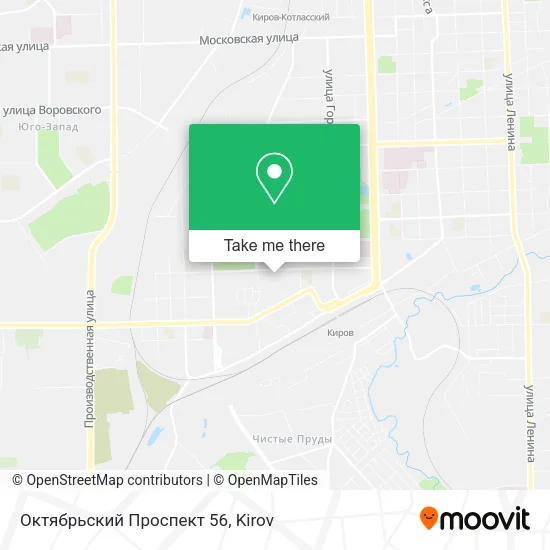Октябрьский Проспект 56 map