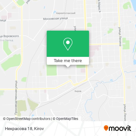 Некрасова 18 map