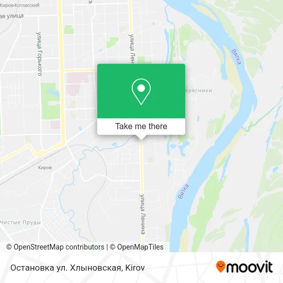 Остановка ул. Хлыновская map