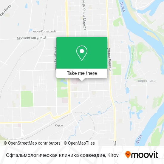 Офтальмологическая клиника созвездие map