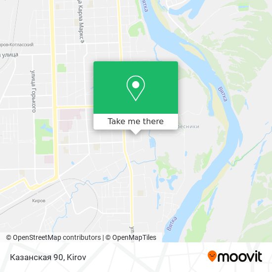 Казанская 90 map