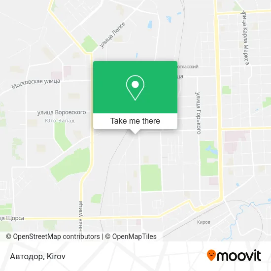 Автодор map