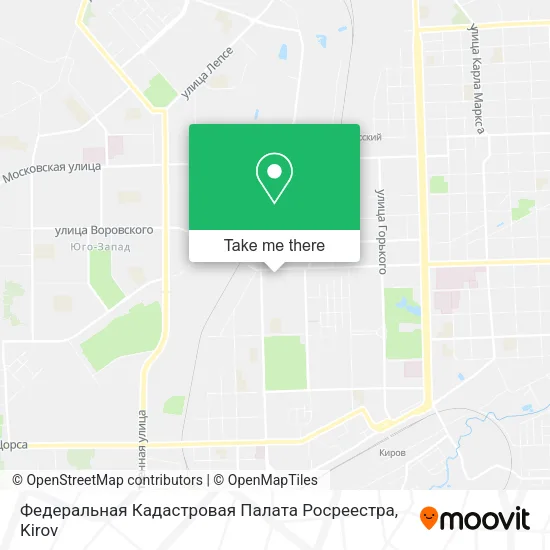 Федеральная Кадастровая Палата Росреестра map