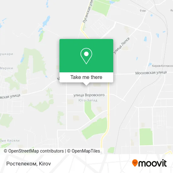 Ростелеком map