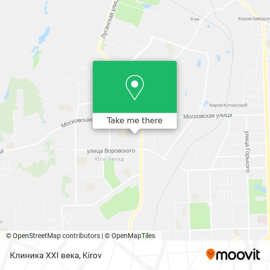 Клиника XXI века map