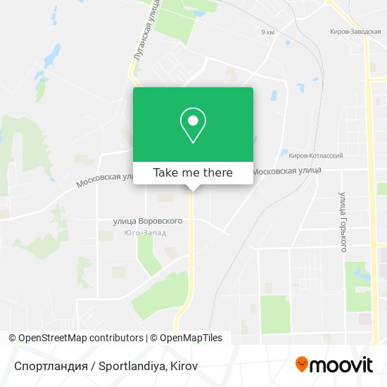 Спортландия / Sportlandiya map