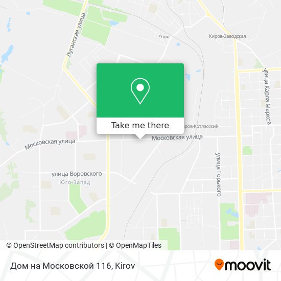 Дом на Московской 116 map
