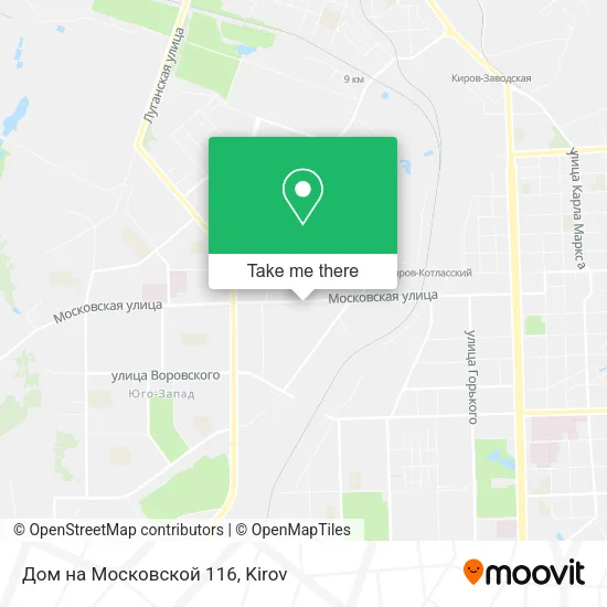 Дом на Московской 116 map