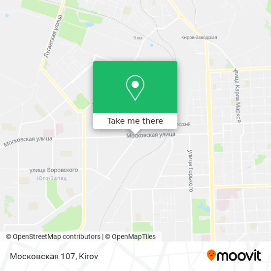 Московская 107 map